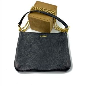 LODIS Emily Black Convertible Crossbody Bag NWOT